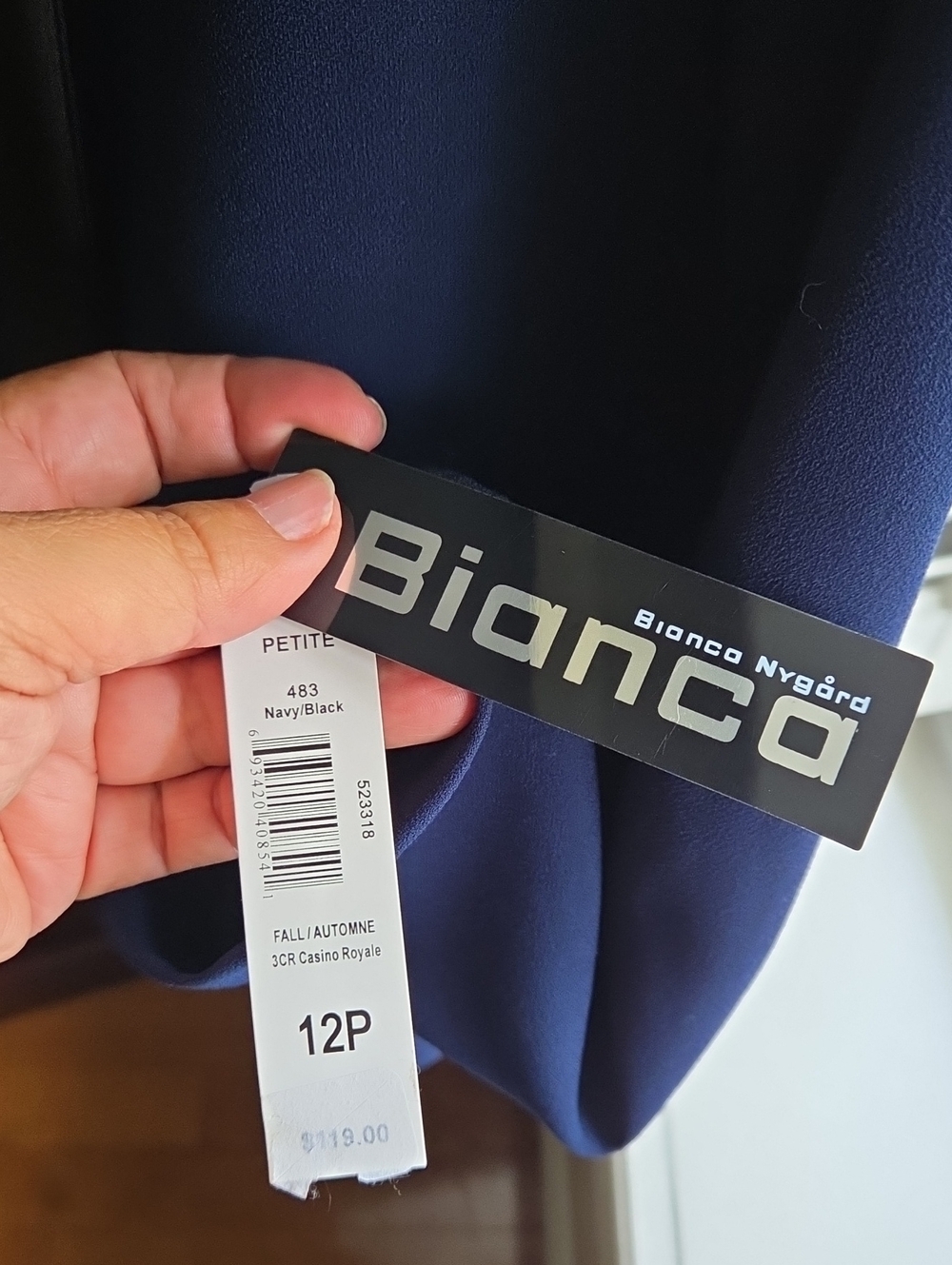 💚NEW With Tags, Unique Bianca Nygard Tuxedo Style blazer - Picture 4 of 5